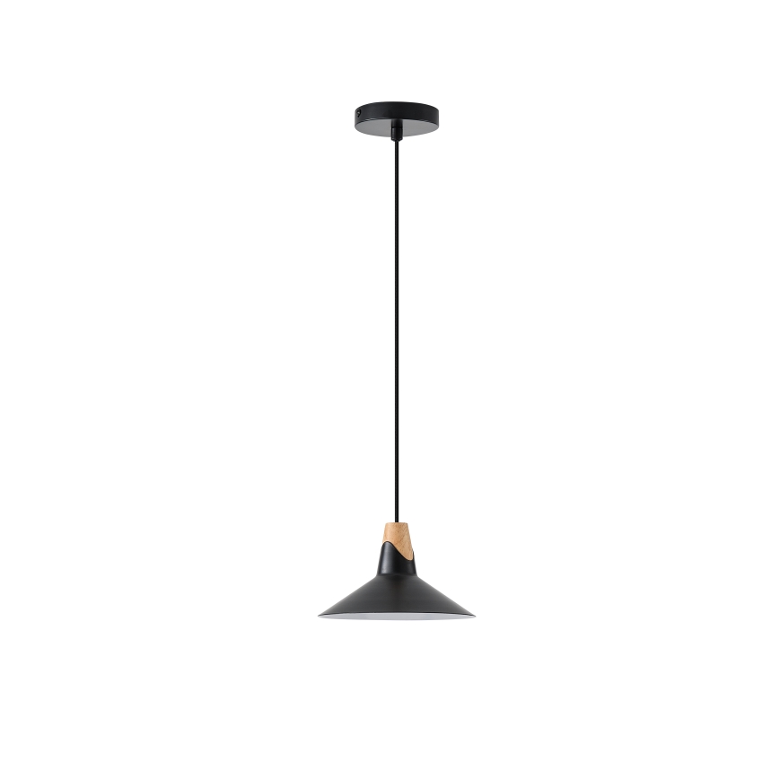 Lampadario a sospensione con filo 1xE27/15W/230V nero