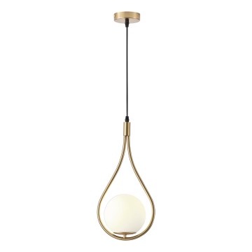 Lampadario a sospensione con filo 1xE27/15W/230V ottone