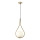 Lampadario a sospensione con filo 1xE27/15W/230V ottone