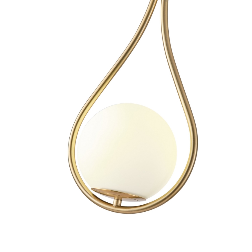 Lampadario a sospensione con filo 1xE27/15W/230V ottone