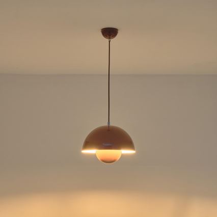 Lampadario a sospensione con filo 1xE27/15W/230V rosso