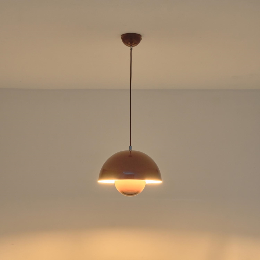 Lampadario a sospensione con filo 1xE27/15W/230V rosso