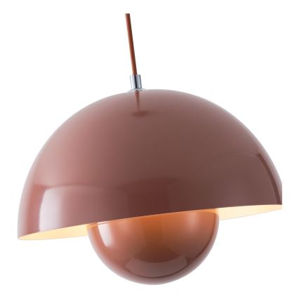 Lampadario a sospensione con filo 1xE27/15W/230V rosso