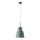 Lampadario a sospensione con filo 1xE27/15W/230V verde diametro 19,5 cm