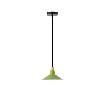 Lampadario a sospensione con filo 1xE27/15W/230V verde