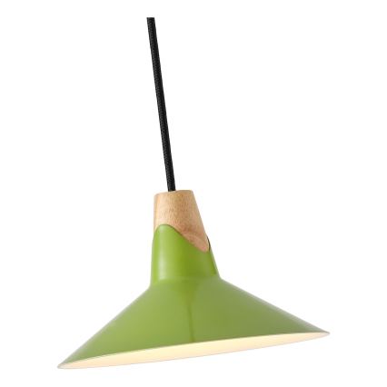 Lampadario a sospensione con filo 1xE27/15W/230V verde