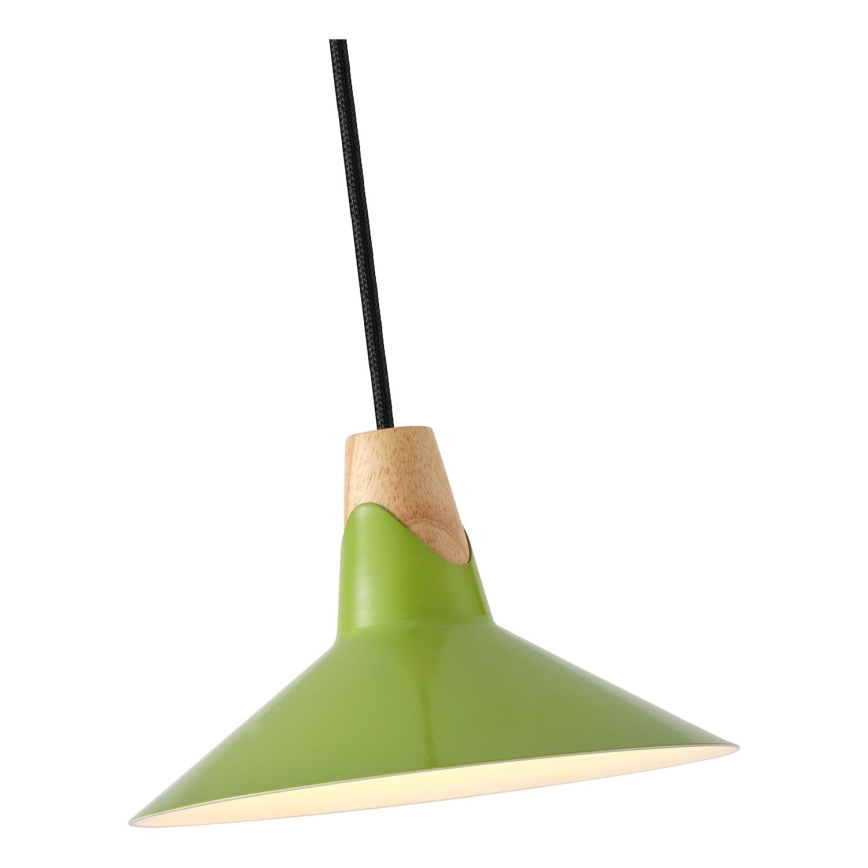Lampadario a sospensione con filo 1xE27/15W/230V verde
