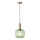 Lampadario a sospensione con filo 1xE27/15W/230V verde pr. 20 cm