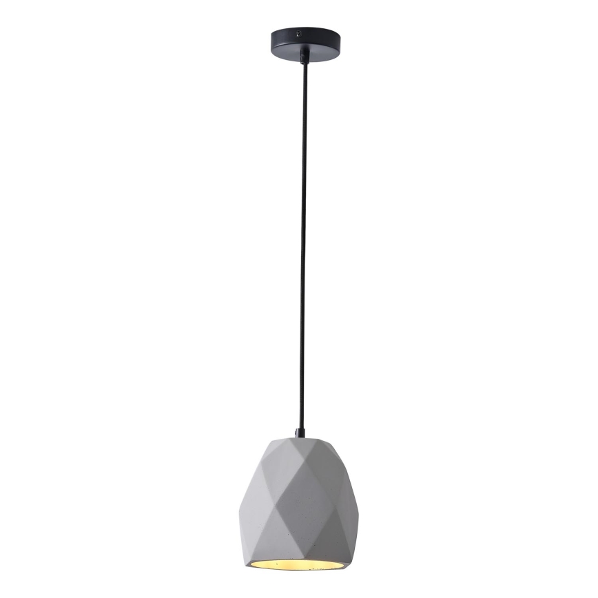 Lampadario a sospensione con filo 1xE27/40W/230V grigio