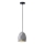 Lampadario a sospensione con filo 1xE27/40W/230V grigio