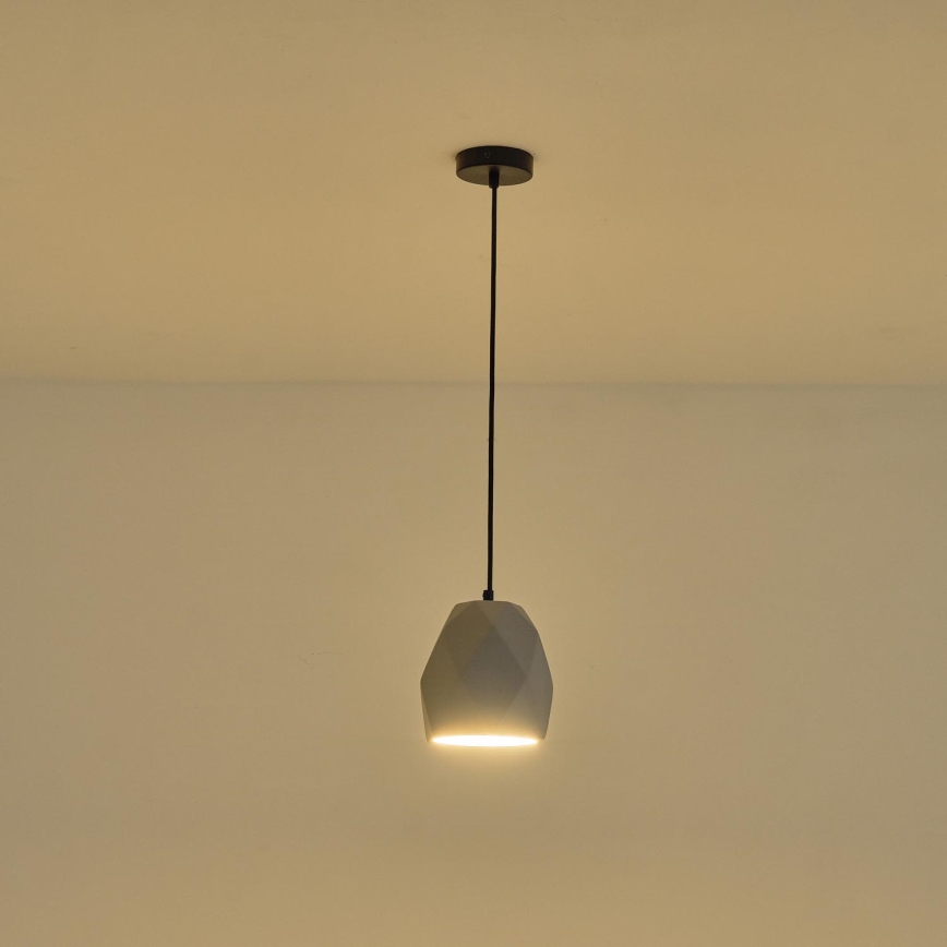 Lampadario a sospensione con filo 1xE27/40W/230V grigio