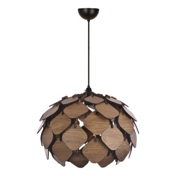 Lampadario a sospensione con filo 1xE27/40W/230V marrone
