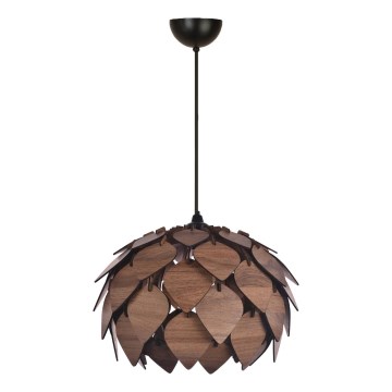 Lampadario a sospensione con filo 1xE27/40W/230V marrone