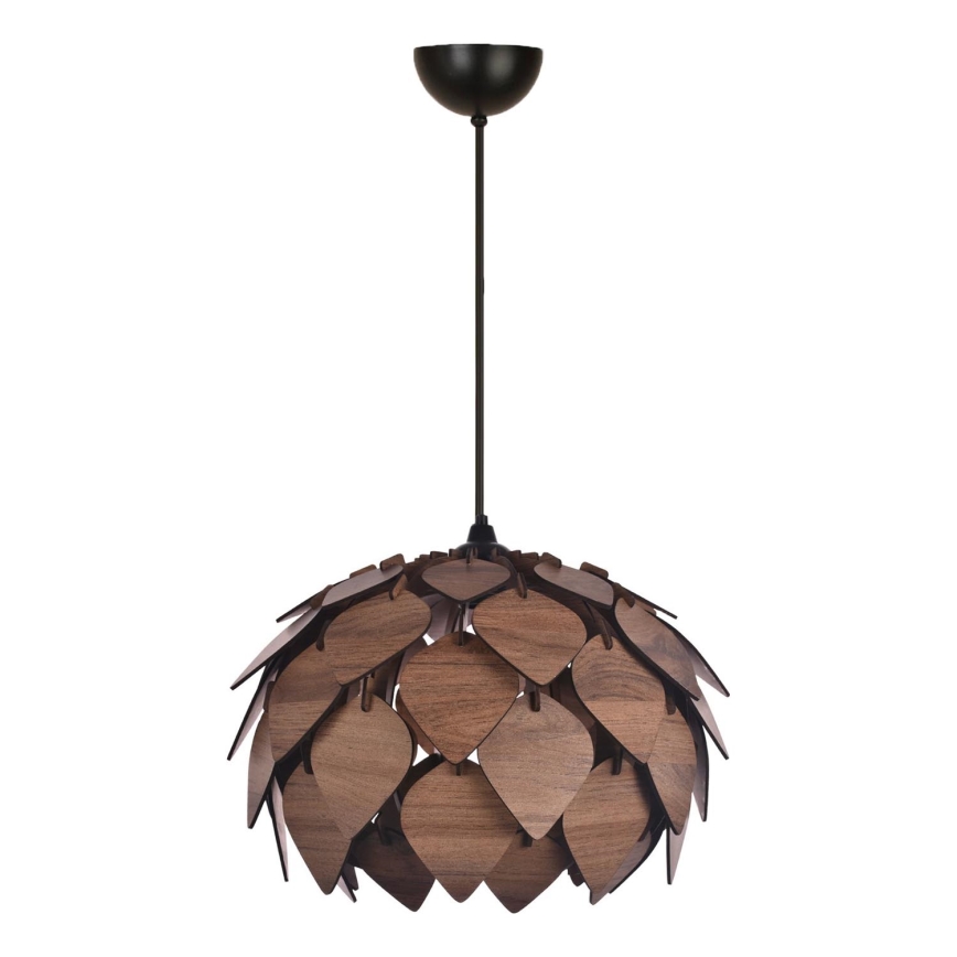 Lampadario a sospensione con filo 1xE27/40W/230V marrone