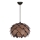 Lampadario a sospensione con filo 1xE27/40W/230V marrone