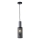 Lampadario a sospensione con filo 1xE27/40W/230V nero