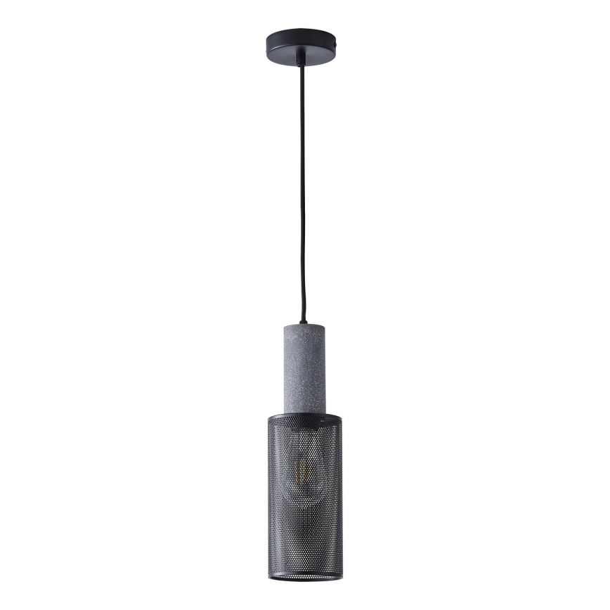 Lampadario a sospensione con filo 1xE27/40W/230V nero