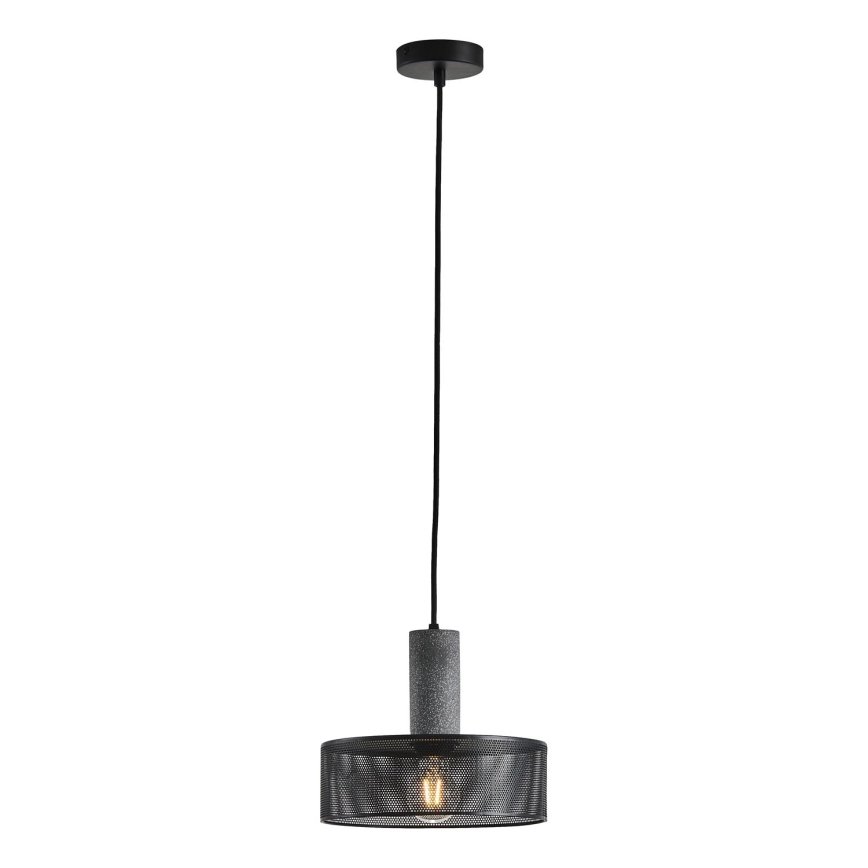 Lampadario a sospensione con filo 1xE27/40W/230V nero