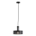Lampadario a sospensione con filo 1xE27/40W/230V nero