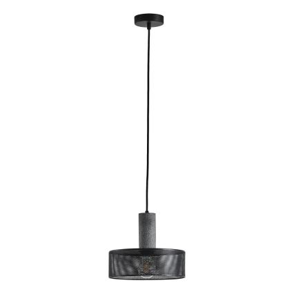Lampadario a sospensione con filo 1xE27/40W/230V nero