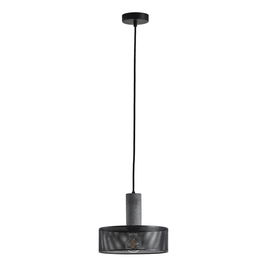 Lampadario a sospensione con filo 1xE27/40W/230V nero