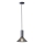 Lampadario a sospensione con filo 1xE27/40W/230V nero