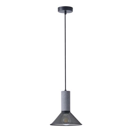 Lampadario a sospensione con filo 1xE27/40W/230V nero
