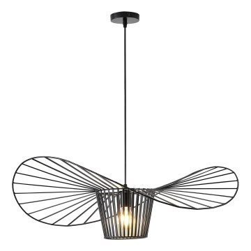 Lampadario a sospensione con filo 1xE27/40W/230V nero