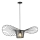 Lampadario a sospensione con filo 1xE27/40W/230V nero