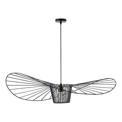 Lampadario a sospensione con filo 1xE27/40W/230V nero