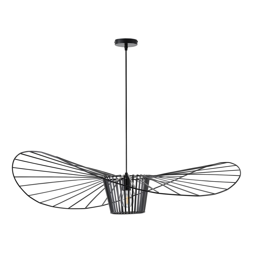 Lampadario a sospensione con filo 1xE27/40W/230V nero