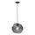 Lampadario a sospensione con filo 1xE27/40W/230V nero