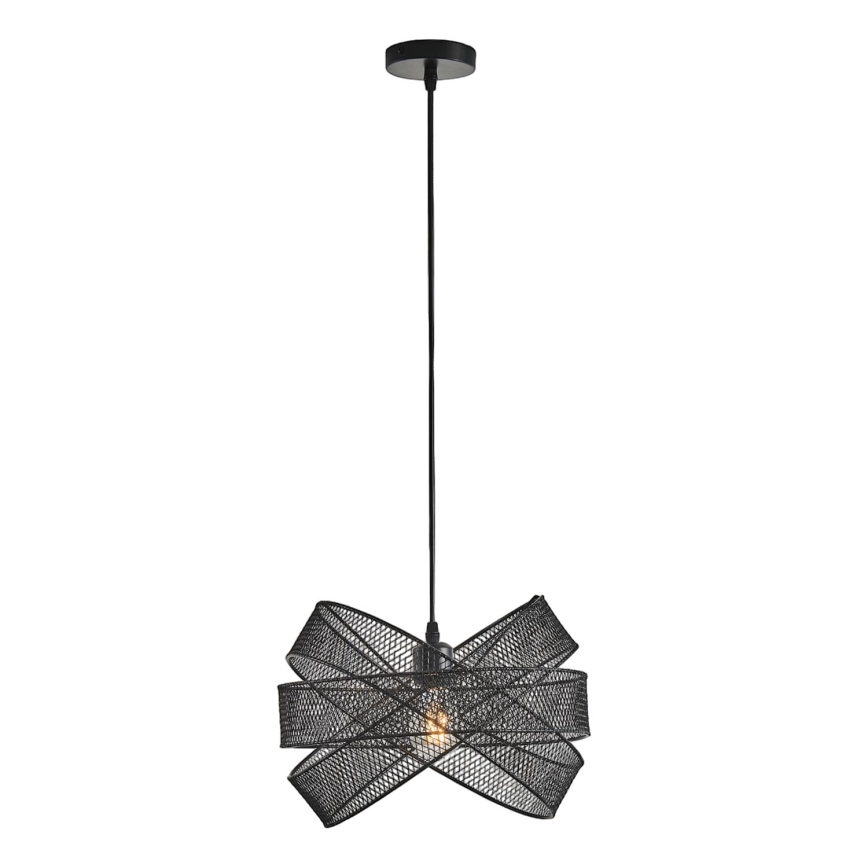 Lampadario a sospensione con filo 1xE27/40W/230V nero