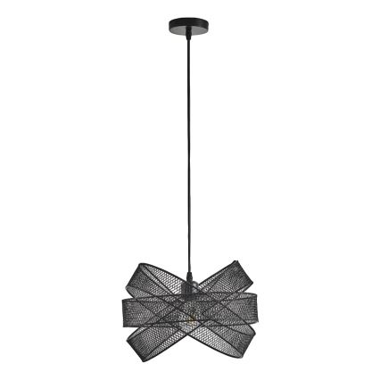 Lampadario a sospensione con filo 1xE27/40W/230V nero