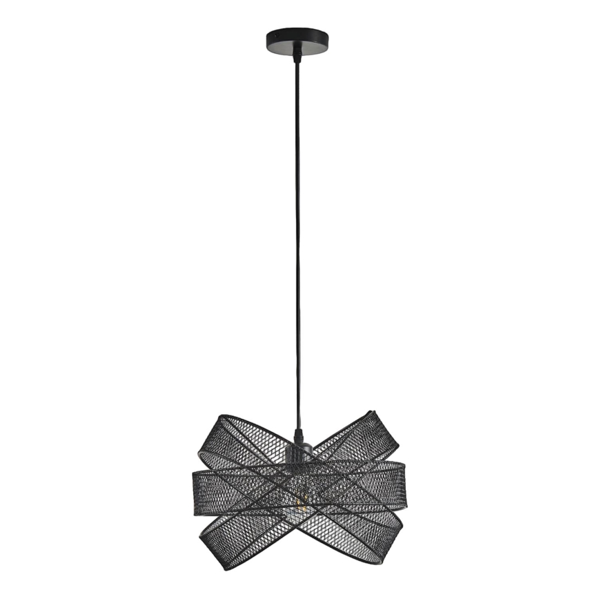 Lampadario a sospensione con filo 1xE27/40W/230V nero