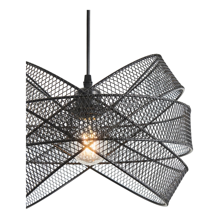 Lampadario a sospensione con filo 1xE27/40W/230V nero