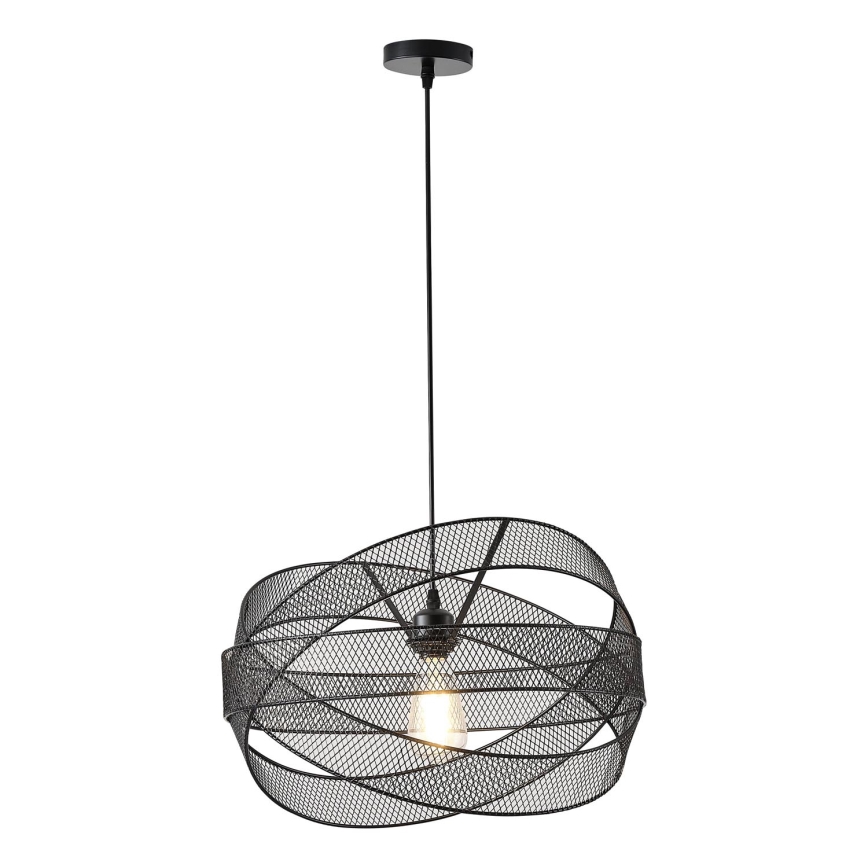 Lampadario a sospensione con filo 1xE27/40W/230V nero