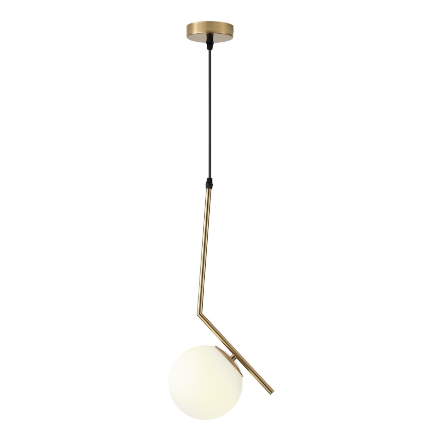 Lampadario a sospensione con filo 1xE27/40W/230V ottone