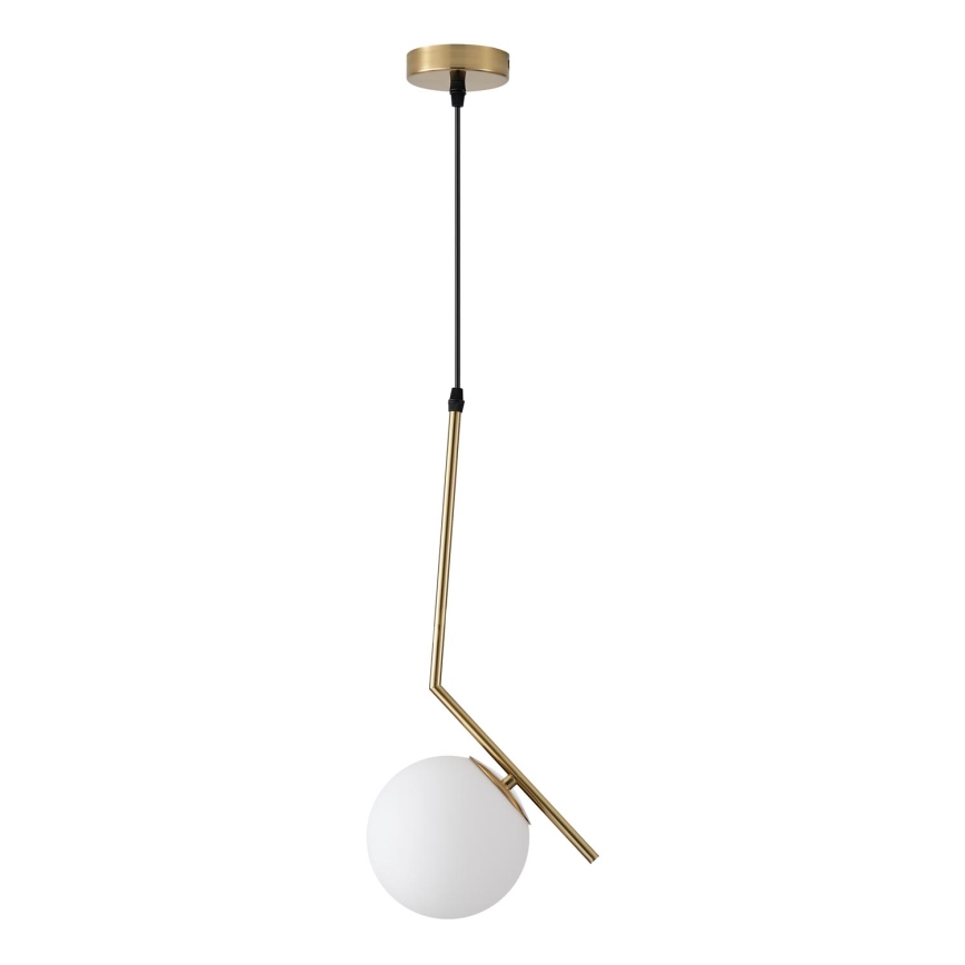 Lampadario a sospensione con filo 1xE27/40W/230V ottone