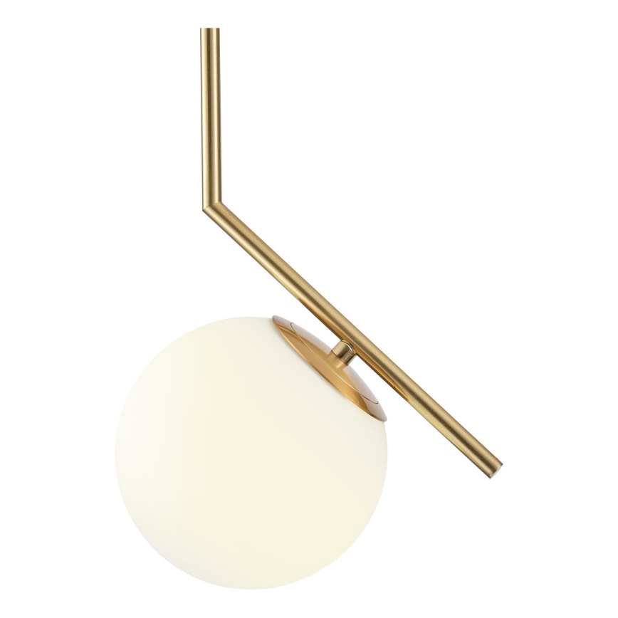 Lampadario a sospensione con filo 1xE27/40W/230V ottone