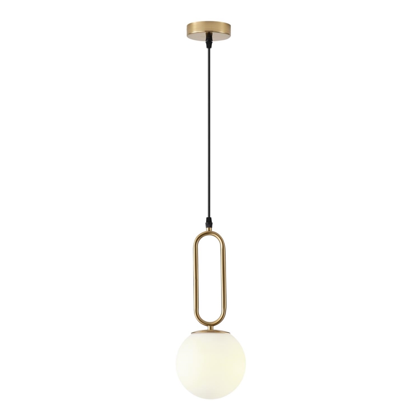 Lampadario a sospensione con filo 1xE27/40W/230V ottone