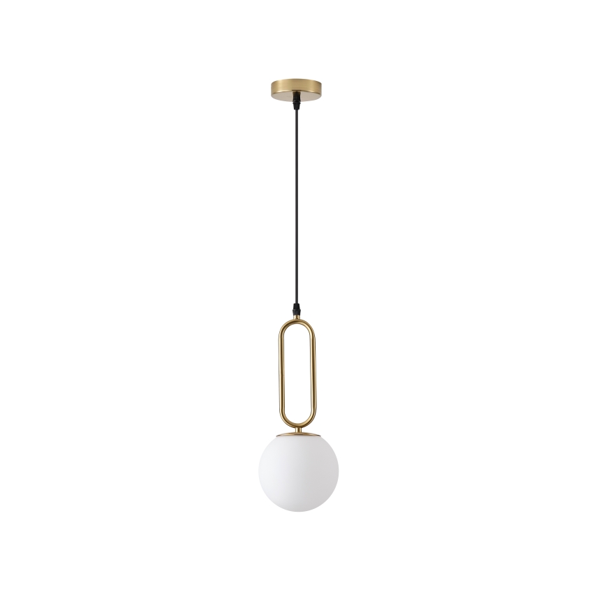 Lampadario a sospensione con filo 1xE27/40W/230V ottone