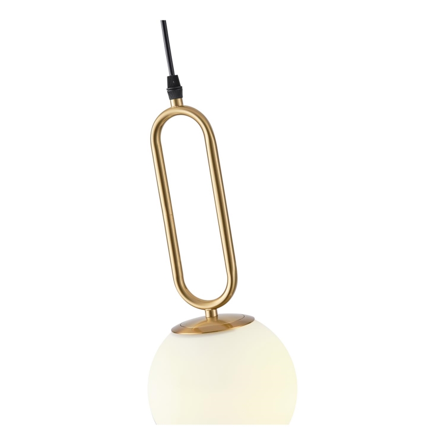 Lampadario a sospensione con filo 1xE27/40W/230V ottone