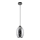 Lampadario a sospensione con filo 1xE27/60W/230V diametro 16 cm nero
