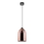 Lampadario a sospensione con filo 1xE27/60W/230V diametro 17 cm rame