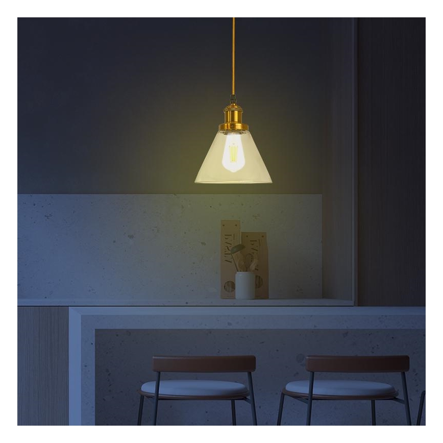Lampadario a sospensione con filo 1xE27/60W/230V diametro 18,5 cm
