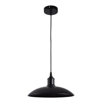 Lampadario a sospensione con filo 1xE27/60W/230V diametro 29 cm nero