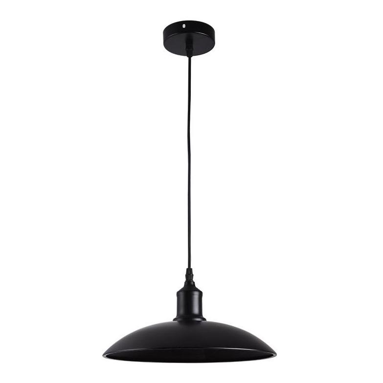 Lampadario a sospensione con filo 1xE27/60W/230V diametro 29 cm nero