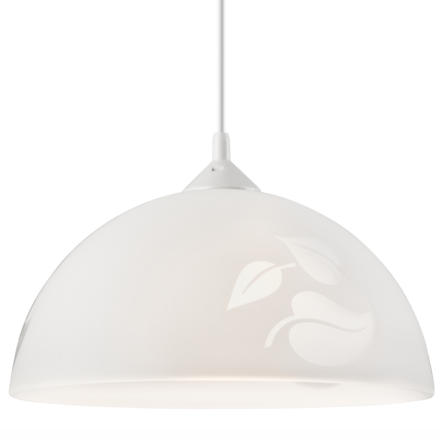 Lampadario a sospensione con filo 1xE27/60W/230V foglie