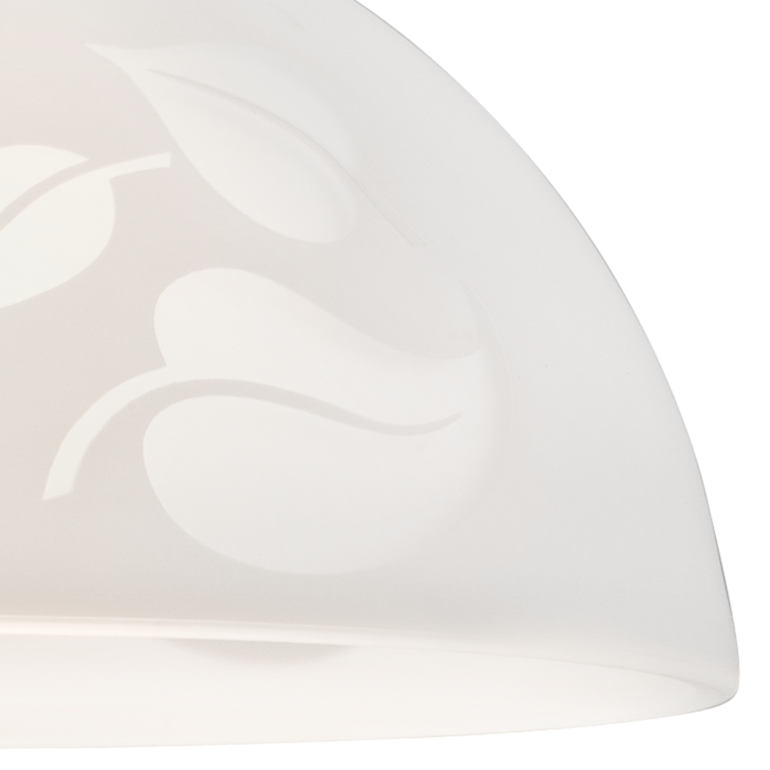 Lampadario a sospensione con filo 1xE27/60W/230V foglie